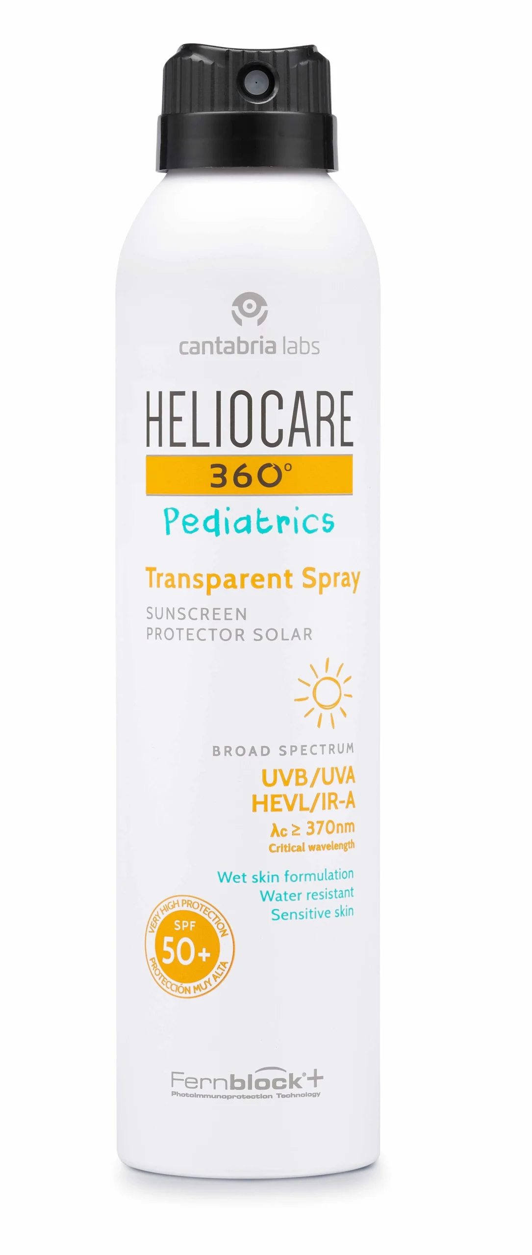 Heliocare 360º Pediatrics Transparent Spray SPF50+ 200ml